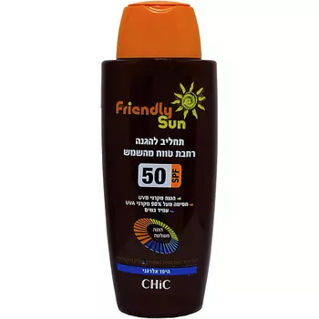 CHIC COSMETIC Солнцезащитный питательный лосьон для чувствительной кожи тела SPF 50 250