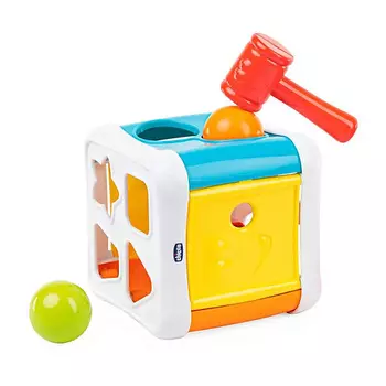 CHICCO Cортер «Кубик 2 в 1» Smart2Play 2-in-1 Shape Cube