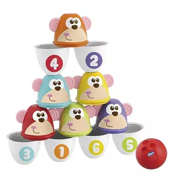 CHICCO Детский набор для боулинга Fit&Fun MonKey Strike