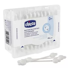 CHICCO Палочки ватные с ограничителем 60.0