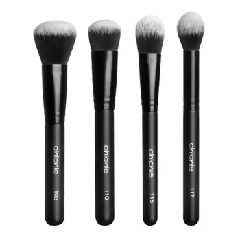 CHICNIE Набор кистей для макияжа для тона, румян, хайлайтера и контуринга