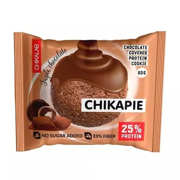 CHIKALAB Печенье с начинкой "Тройной шоколад"