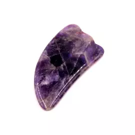 ЧИОС Скребок гуаша Лапка в подарочной упаковке Аметист