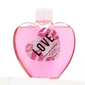 ЧИСТОЕ СЧАСТЬЕ Пена для ванны "Love", аромат ягодный мусс 430.0