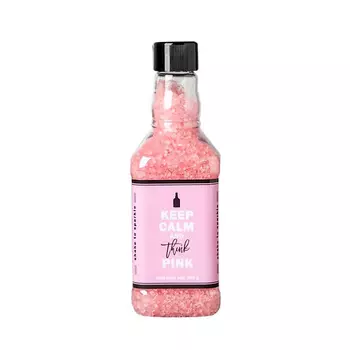 ЧИСТОЕ СЧАСТЬЕ Соль для ванн Keep calm, розовый виски 250