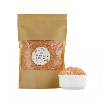 ЧИСТОЕ СЧАСТЬЕ Соль для ванны расслабляющая , аромат сливочной ванили 300.0