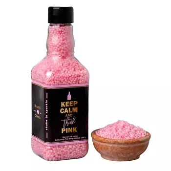 ЧИСТОЕ СЧАСТЬЕ Жемчуг для ванны "Keep calm and think pink" 190