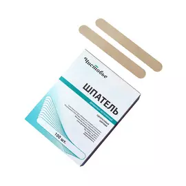 Чистовье Шпатель деревянный широкий (140 мм) 100 шт