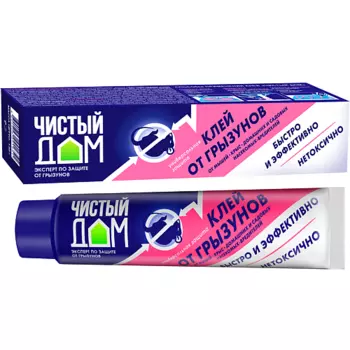 ЧИСТЫЙ ДОМ Клей от грызунов и насекомых 60.0