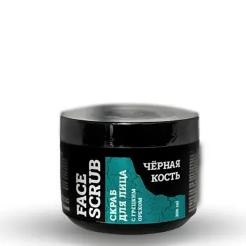 ЧЁРНАЯ КОСТЬ Скраб для лица с бамбуковым углем 300.0