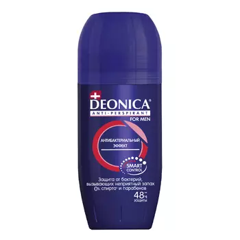 DEONICA Антиперспирант Антибактериальный эффект FOR MEN (ролик)