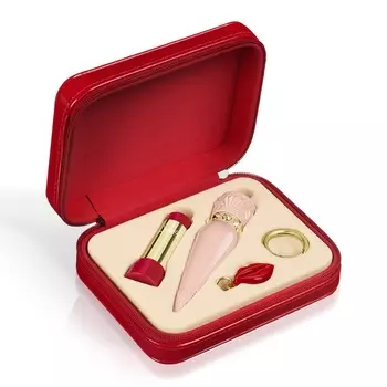 CHRISTIAN LOUBOUTIN BEAUTY Набор с аксессуарами: помада для губ с атласным блеском Rouge Louboutin