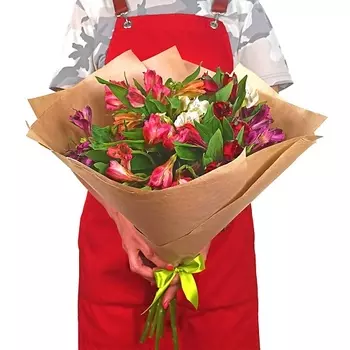 ЧУДОПАЛ Букет разноцветных альстромерий