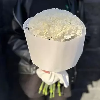 CITY FLOWERS Букет из Диантусов моно белые