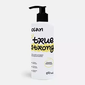 CLAN Гель-стайлинг для укладки кудрявых волос TRUE STRONG 250.0