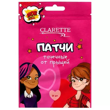 CLARETTE Патчи точечные от прыщей 12.0