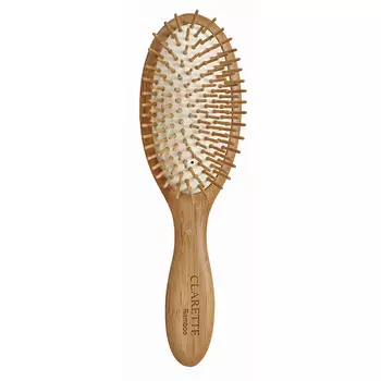 CLARETTE Расческа для волос деревянная с бамбуковыми зубьями