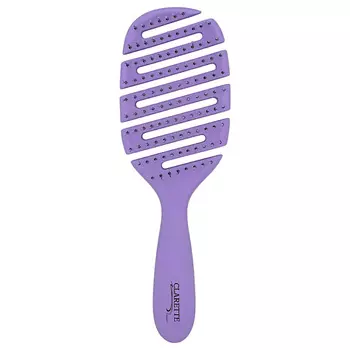CLARETTE Расческа для волос массажная продувная с гибким основанием