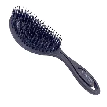 CLARETTE Расческа массажная спиральная с натуральной щетиной из натурального молотого кофе