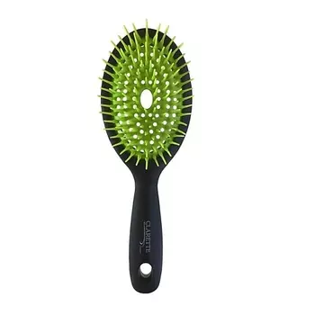 CLARETTE Расческа для волос массажная с силиконовыми зубьями