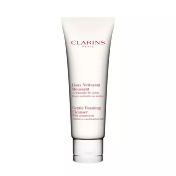 CLARINS Очищающий пенящийся крем с экстрактом хлопка для нормальной или комбинированной кожи Doux Nettoyant Moussant