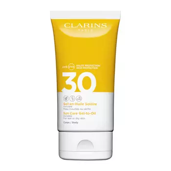 CLARINS Солнцезащитный гель для тела SPF 30 Gel-en-Huile Solaire Corps