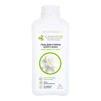 CLEAN HOME ЭКО Гель для стирки белого белья 1000.0