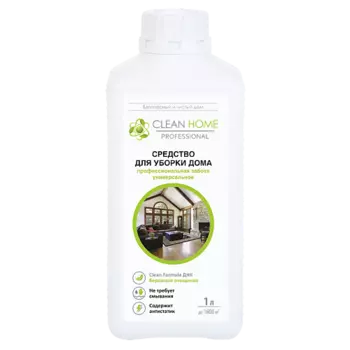 CLEAN HOME ЭКО Средство для мытья пола и поверхностей универсальное, концентрат Clean Home 1000 мл 1000.0