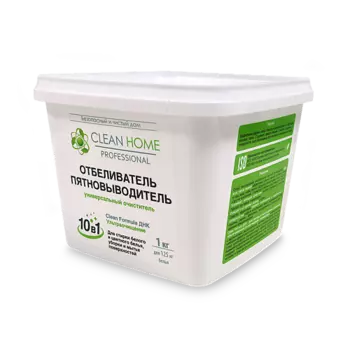 CLEAN HOME Отбеливатель кислородный пятновыводитель для белых и цветных тканей 1000.0