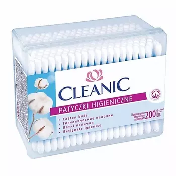 CLEANIC Гигиенические ватные палочки 200.0
