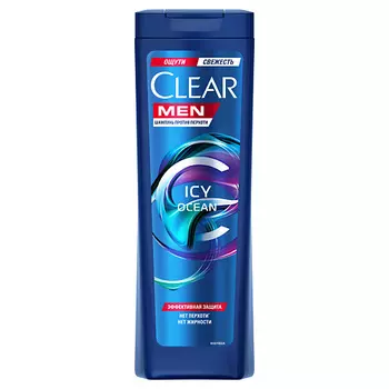 CLEAR КЛИАР Шампунь MEN ICY OCEAN