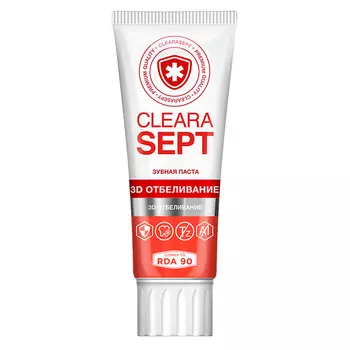 CLEARASEPT зубная паста 3D Отбеливание зубов