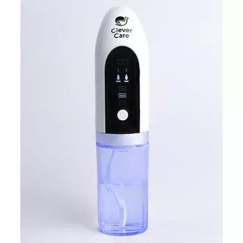 CLEVERCARE Вакуумный очиститель пор для лица с аквапилингом