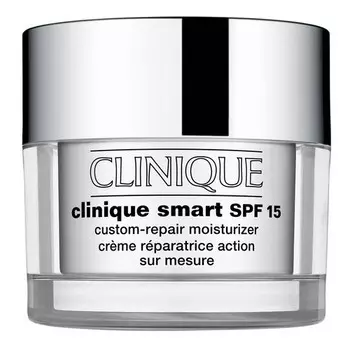 CLINIQUE Интеллектуальный восстанавливающий дневной крем с SPF 15 для комбинированной и склонной к сухости кожи Smart Moisturizer