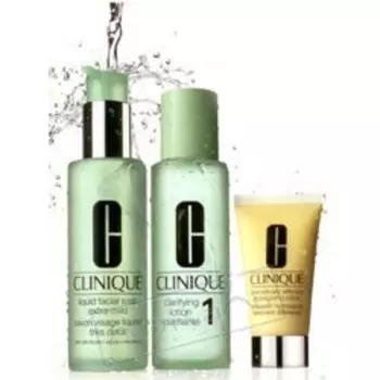 CLINIQUE Набор 3-ступенчатая система 1 + подарок