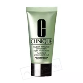 CLINIQUE Ночной увлажняющий крем с антиоксидантами Super Rescue Antioxidant Night Moisturizer для комбинированной, склонной к сухости кожи