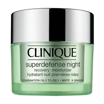 CLINIQUE Ночной восстанавливающий увлажняющий крем для жирной и склонной к жирности кожи Superdefense Night Recovery Moisturizer