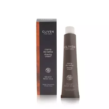 CLIVEN Крем для бритья "For Men" увлажняющий с маслом кокоса