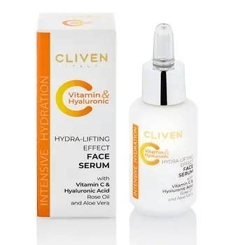 CLIVEN Сыворотка для лица с гиалуроновой кислотой и витамином С