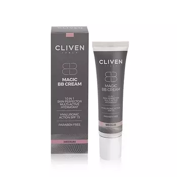 CLIVEN Тональный BB крем для лица SPF 15, Medium