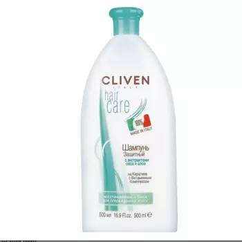 CLIVEN Защитный шампунь с экстрактами овса и алоэ вера