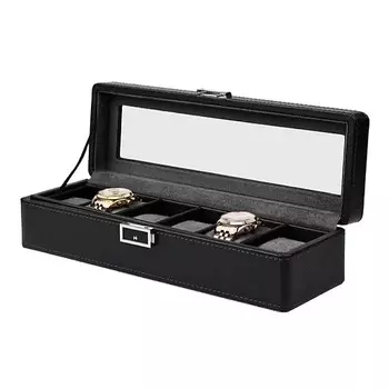 CLOX Шкатулка для часов и аксессуаров, 6 секций, W151BG