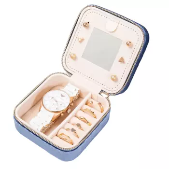 CLOX Шкатулка для часов и бижутерии, JH9306-BU