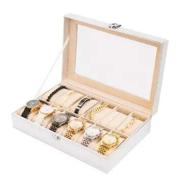 CLOX Шкатулка для хранения 12 часов, P-12SILVER