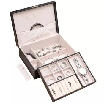 CLOX Шкатулка для хранения украшений, JH9304-BK