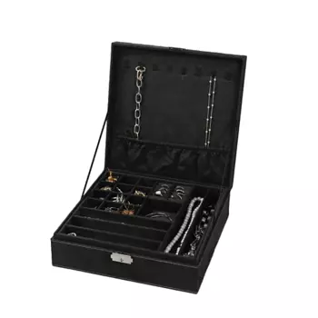 CLOX Шкатулка для хранения украшений, JH9305-BK