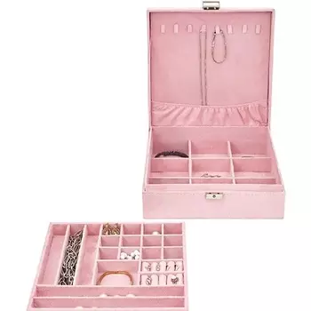 CLOX Шкатулка для хранения украшений, JH9305-PK