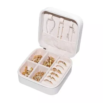 CLOX Шкатулка для украшений и бижутерии, JH9302-WH