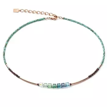 COEUR DE LION Колье Shades Of Green-Petrol