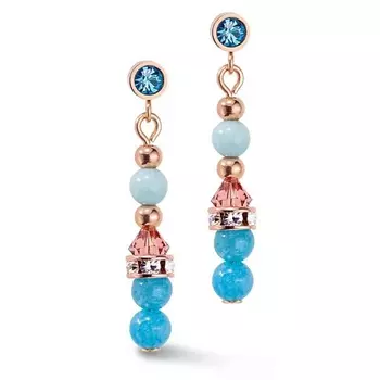 COEUR DE LION Пусеты Aqua-Lilac